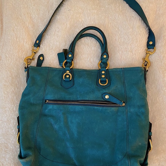 Coach Vintage Leather Satchel & Matching Wallet - Picture 2 of 6